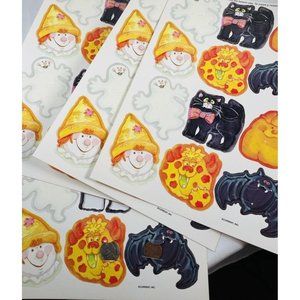 Vintage Current Halloween Die Cut Lollipop Coin Holders Unused 3 Sheets 36 Total